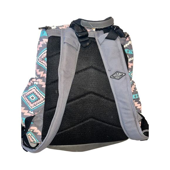 KELTY TRAVEL TOTE BACKPACK DIAPER BAG AZTEC PRINT PINK BLUE Excellent Condition - Picture 3 of 13